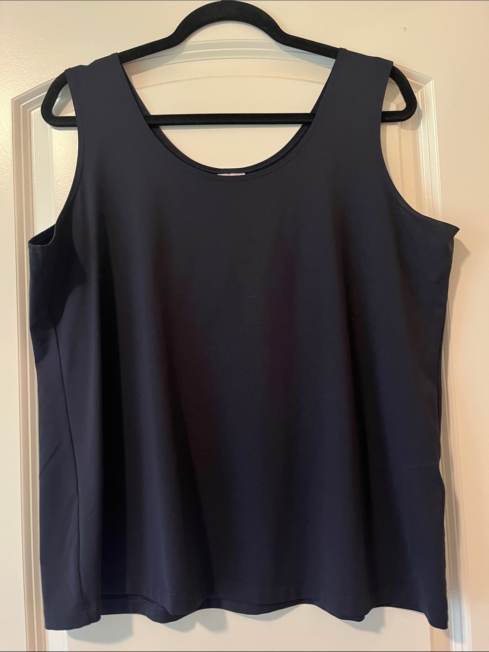 Chico's Microfiber Essentials Tank - Navy